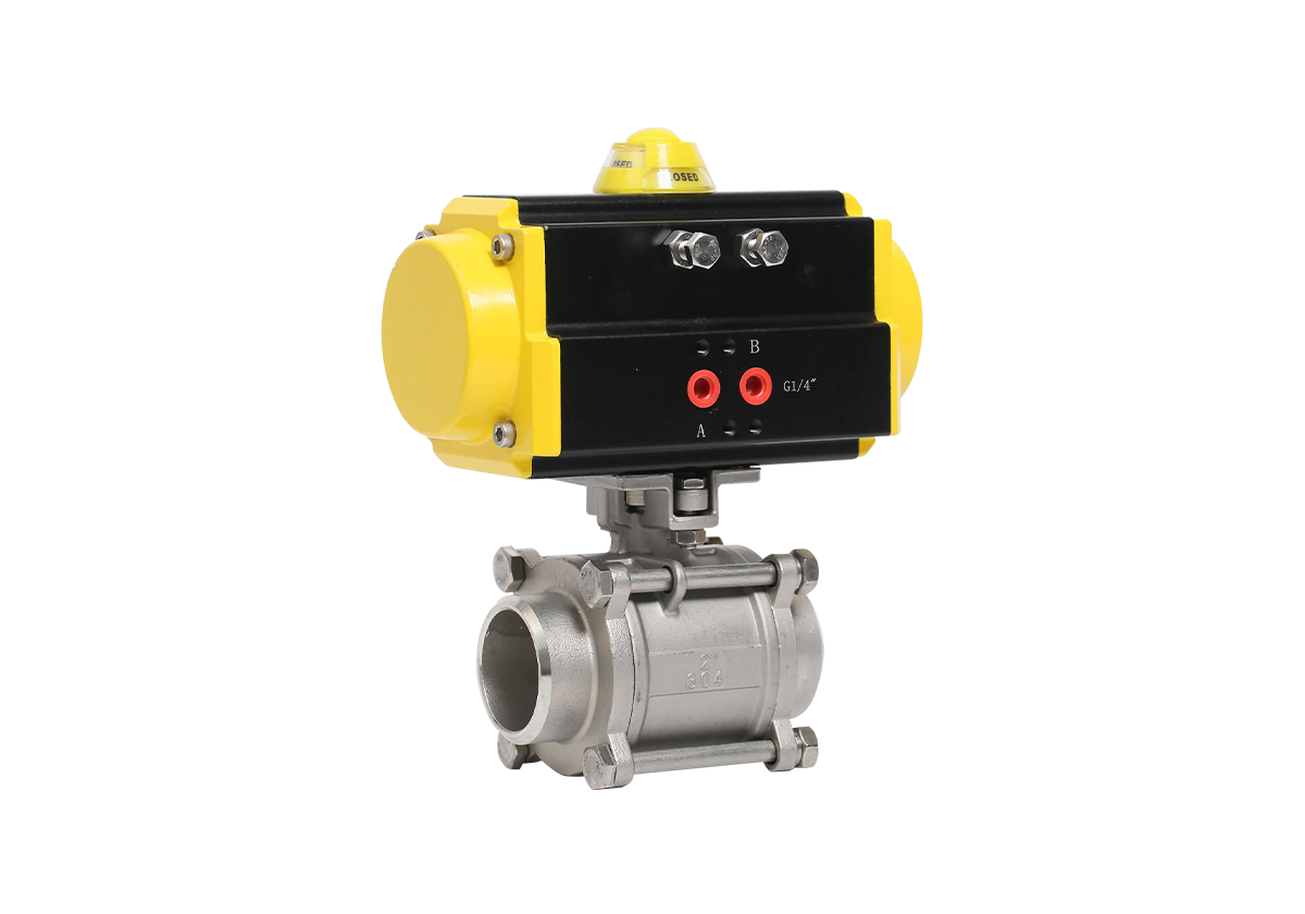 氣動不銹鋼球閥（焊接接口）